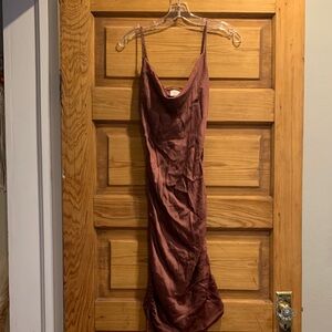 Wilfred brown Satin Dress